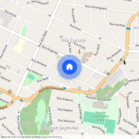 Rua Apiaí, Vila Curuçá, Santo André - SP, 09290-730, Brazil