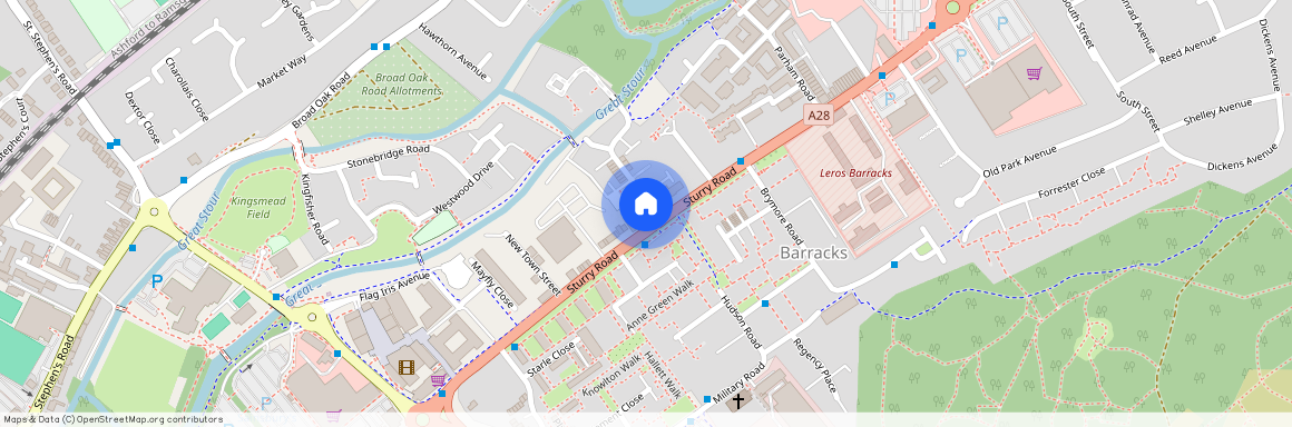Barton Mill Road, Canterbury, Kent, CT1
