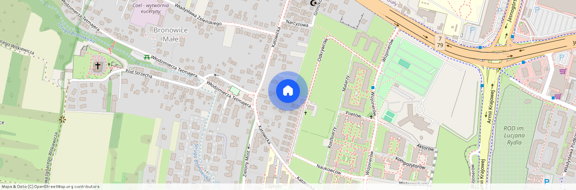 ul. Katowicka, Bronowice Małe, Bronowice, Kraków, małopolskie