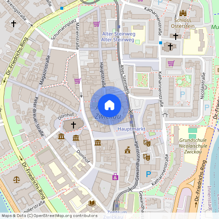 3. Etage, Hauptstraße 6, Innenstadt, Zwickau