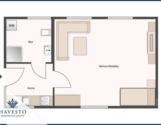 Stylische 1-Zimmer-Wohnung mit Einbauküche, Sanierten Bad in Top-Lage Magdeburg Sudenburg! - Foto 1