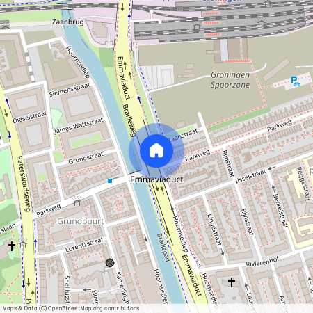 Rivierenbuurt, 9725 HK, Hoornsediep, Groningen