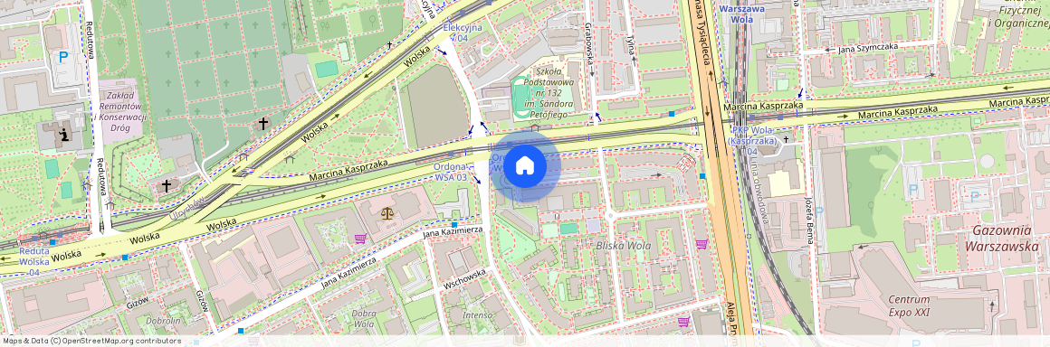 Warszawa Wola Odolany, Marcina Kasprzaka