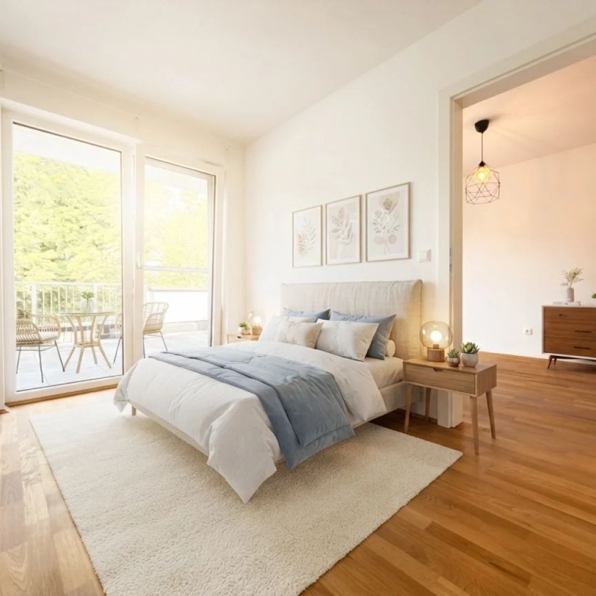Moderne 2-Zimmer-Wohnung mit großzügiger Terrasse und Grünblick in Graz-Liebenau INKL Garagenstellplatz - Photo 1