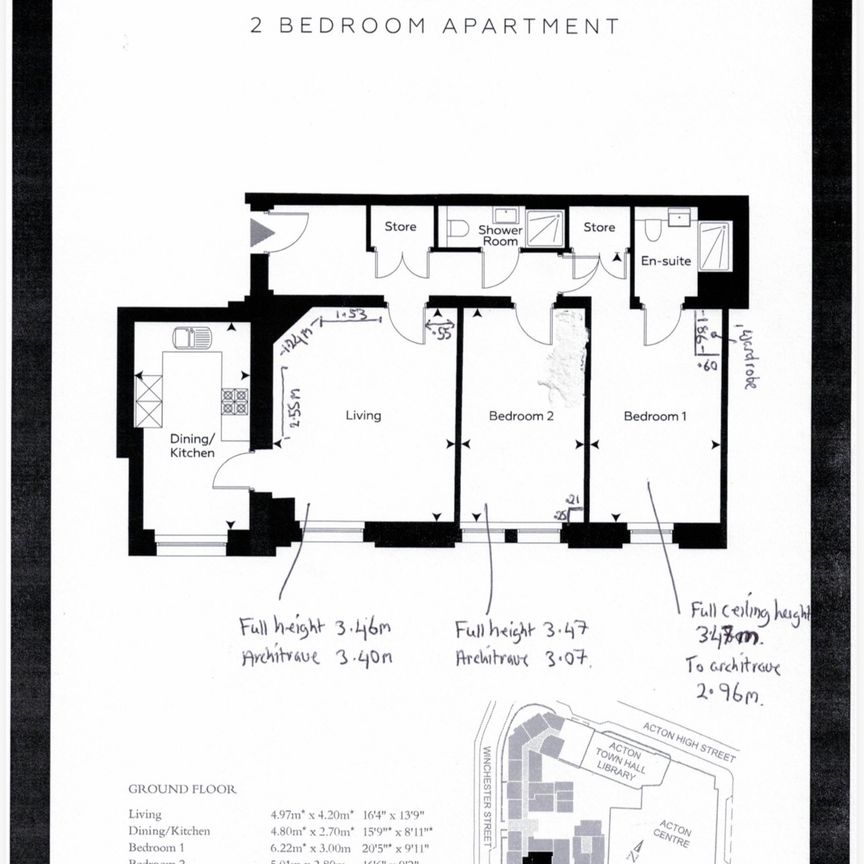 Acton Town Hall Apartments, Winchester Street, London, W3 8UH - Photo 1