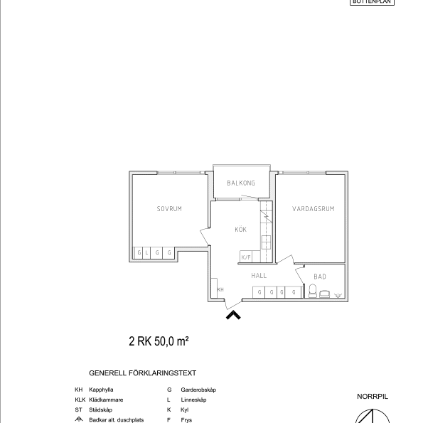 Vinddraget 8 A, våning 4 - Foto 2