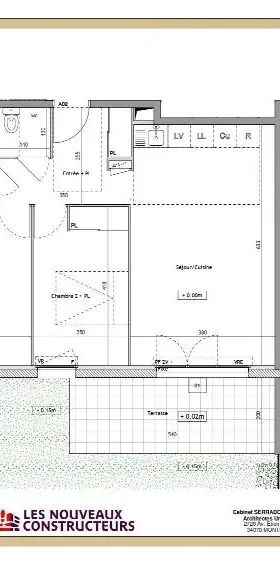 Appartement à louer 3 pièces 60.8m² - Photo 2