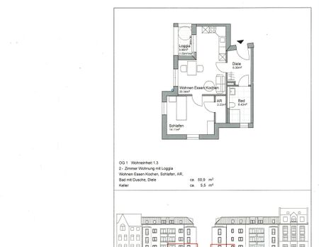 Neubau-Etagenwohnungen mit Fahrstuhl im Zentrum - Photo 3