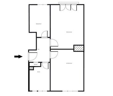 schöne 2-Zimmer-Wohnung im Herzen Tegels - Foto 4