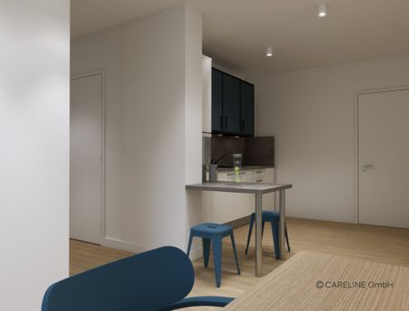 Stylisches Apartment für Studierende – wohnen im Quartillion Wiesbaden - Photo 4