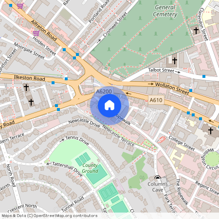 The Ropewalk, Nottingham, Nottinghamshire, NG1 5DT