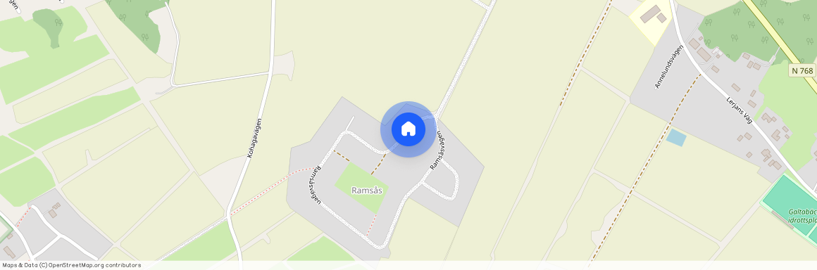 Ramsåsvägen, Träslövsläge