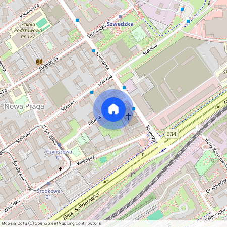 ul. Równa, Nowa Praga, Praga-Północ, Warszawa, mazowieckie