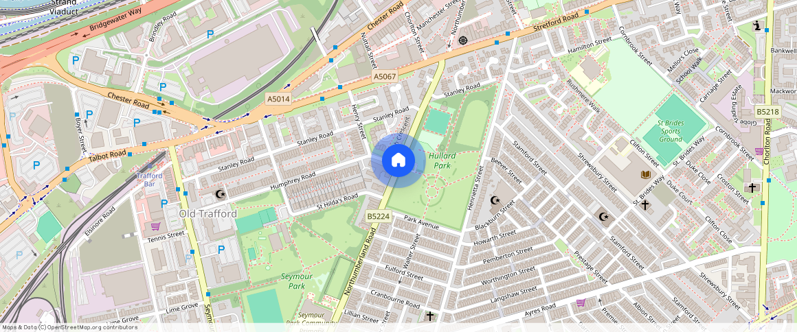 Northumberland Road, Old Trafford, Manchester, M16