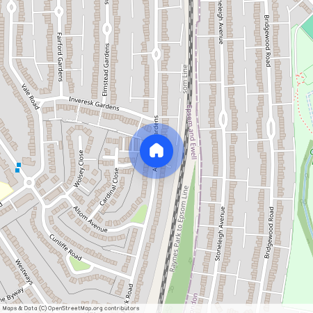 Ardrossan Gardens, Worcester Park, KT4