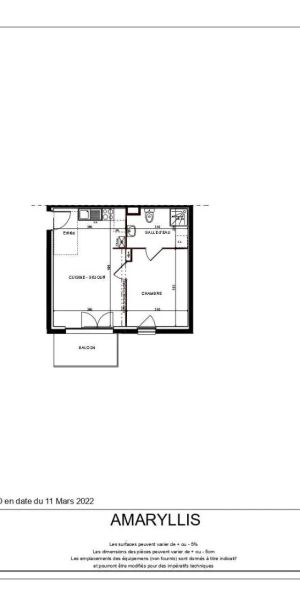 Appartement à louer 2 pièces 39.81m² - Photo 1