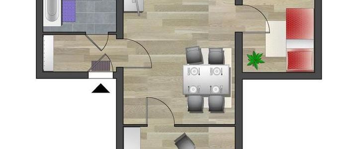 3-Raum-Wohnung und die Kita in unmittelbarer Nähe - Photo 1