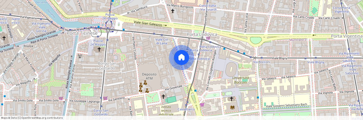 Via Col Moschin, Milan, Lombardy 20136