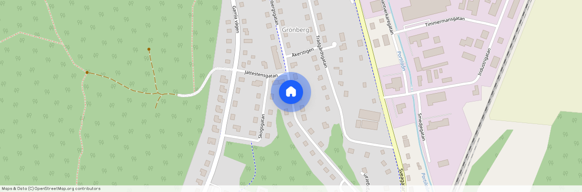 Grönbergsgatan, Grums