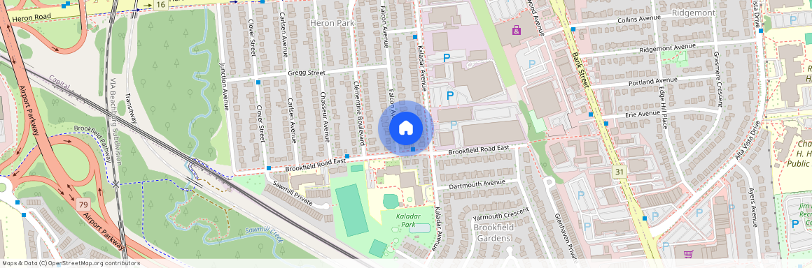 2495 Falcon Avenue, Billings Bridge - Riverside Park And Area