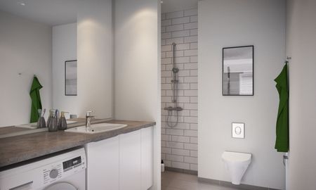 Lys 2-vær. på 54 m2 i gavlen. Moderne boliger i Tækkerhusene, Hillerød: Elevator og privat altan. Perfekt beliggenhed ved både natur og by liv - Photo 4