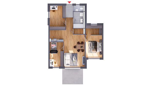 SIEDLUNG ERLAHOF 49 - Genossenschaftswohnung mit Kaufoption Top 2 - Foto 1