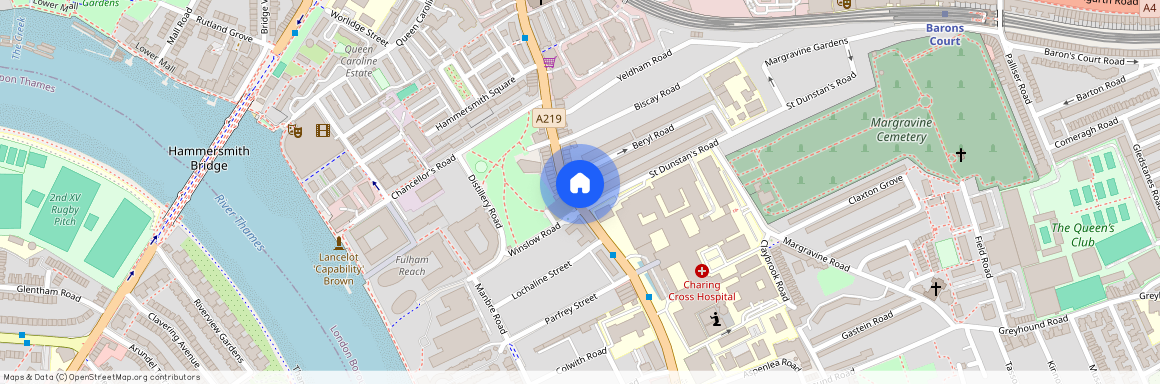 First Floor Flat, 121 Fulham Palace Road, London, W6