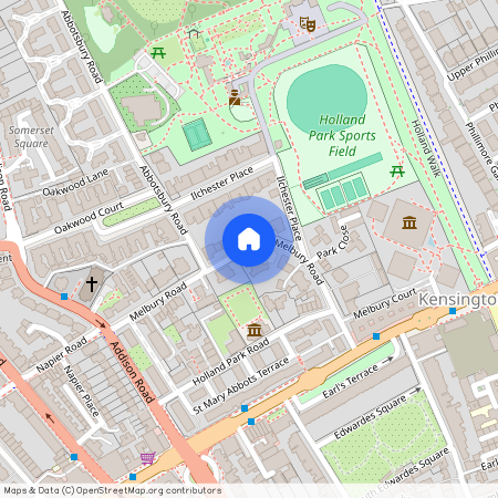 Melbury Road, Kensington, London