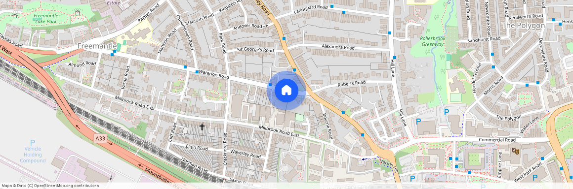 |Ref: R152436|, Waterloo Road, Southampton, SO15 3AR