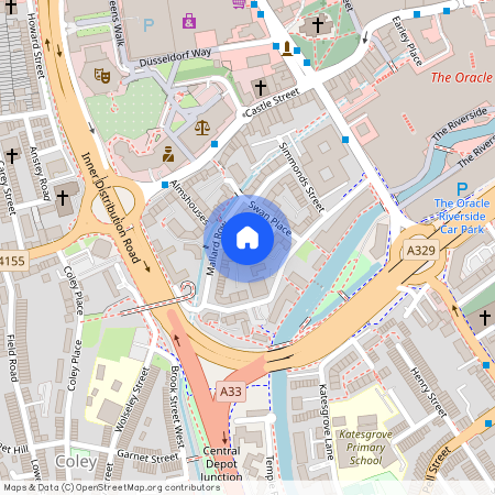 Waterside gardens, Reading, RG1