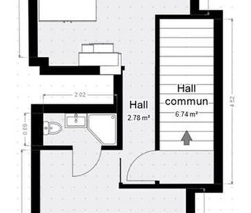 Appartement te huur in Verviers voor € 375 met 1 slaapkamer - Photo 3