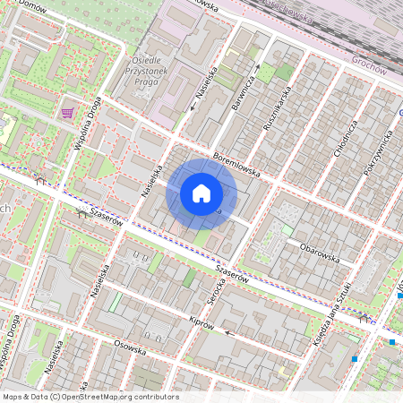 ul. Obarowska, Grochów, Praga-Południe, Warszawa, mazowieckie