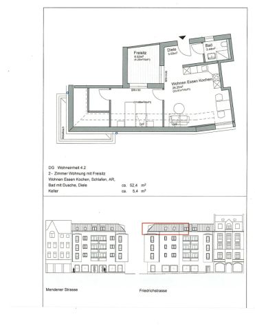 Neubau-Dachgeschosswohnungen mit Fahrstuhl - Foto 5