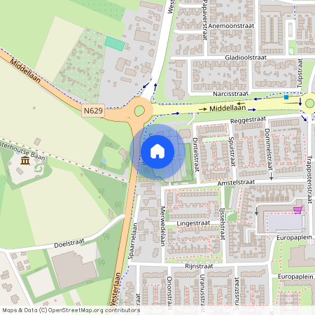 West 1, 5102 PB, Middellaan, Dongen