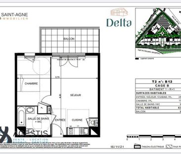 Location Appartement 2 pièces 42m² CASTANET TOLOSAN 31320 - Photo 5