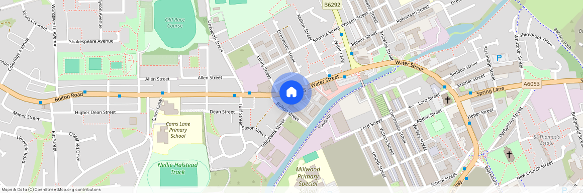 Canalside, Water Street, Radcliffe, M26