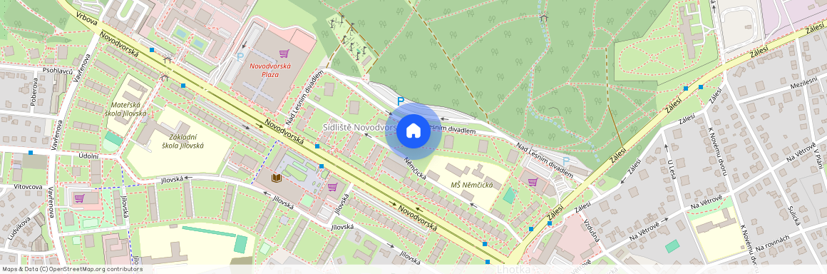 Nad lesním divadlem 1116, Praha