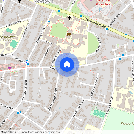 Student Apartment Near St Lukes Campus - Warren House, Magdalen Road