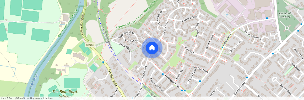 Jubilee Way, Blandford Forum, DT11