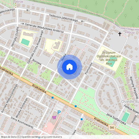 Nyska 20, Zabrze, Rokitnica