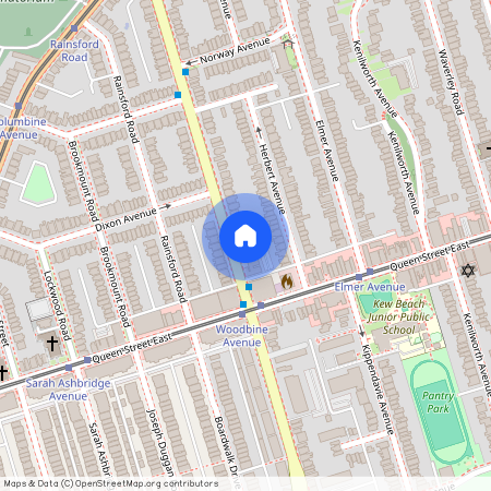 229 Woodbine Avenue Unit# Basement, Toronto