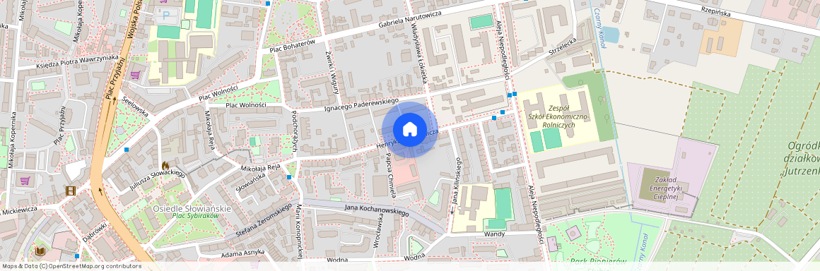 ul. Sienkiewicza, Słubice, Słubice, słubicki, lubuskie