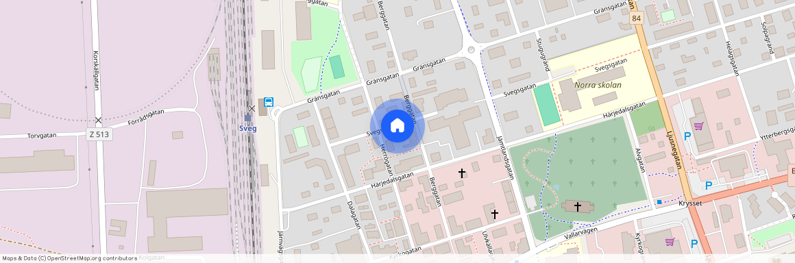 Sveg, Jämtland, Härjedalen, Herrögatan 10