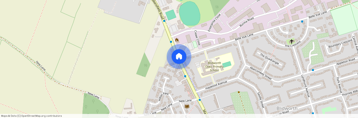 Mansfield Road, Blidworth, Mansfield