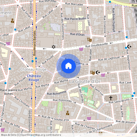 Rue de Suez, Francja, Paris