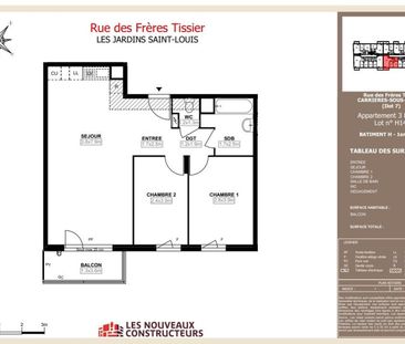 location Appartement T3 DE 62.7m² À CARRIERES SOUS POISSY - Photo 1