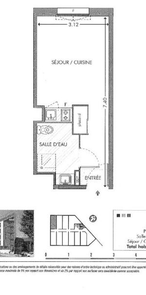 Location Appartement 1 pièce 22m² CENON 33150 - Photo 2