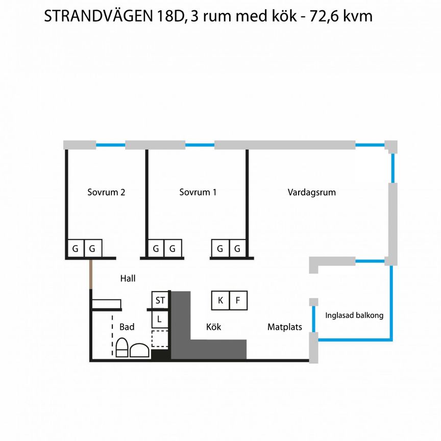 040253, Strandvägen 18 D, +55 - Foto 2