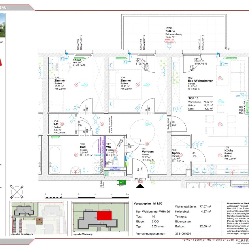 3-Zimmer-Wohnung mit Balkon, Top 10 - Foto 2