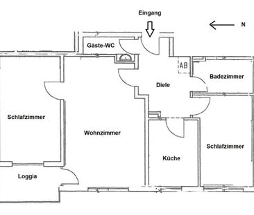 Charmante 3-Zimmerwohnung mit Loggia und Tiefgaragenstellplatz in r... - Photo 5